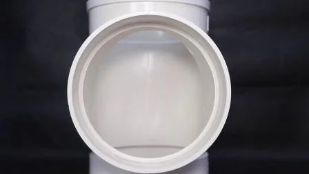 Tubo del sistema di drenaggio in PVC a gomito da 90 gradi 75 * 2,3 mm bianco