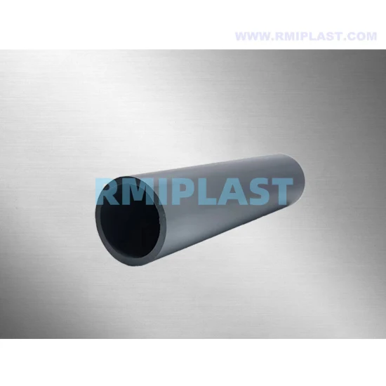 Tubo CPVC di tubi di saldatura con presa in plastica DIN Pn16 da 400 mm Tubo grigio scuro per sistema idrico